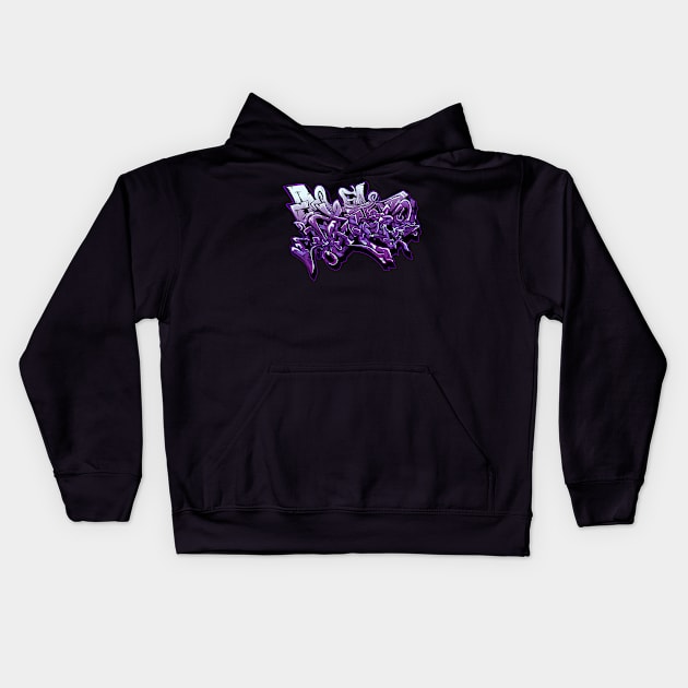 Wild Style Graffiti Kids Hoodie by ComPix